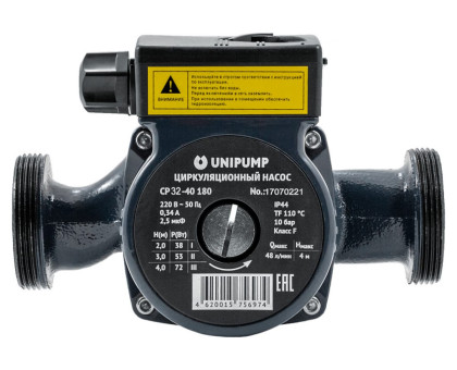 Насос циркуляционный UNIPUMP CP 32-40 180