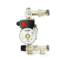 Насосно-смесительная группа UNI-FITT SOLOMIX X Н 1" с насосом GRUNDFOS UPM3 AUTO 25-70 130