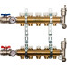 Распределительный коллектор Stout из латуни без расходомеров 5 вых. (SMB-0468-000005)